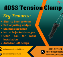 ADSS Tension Clamps in Nepal